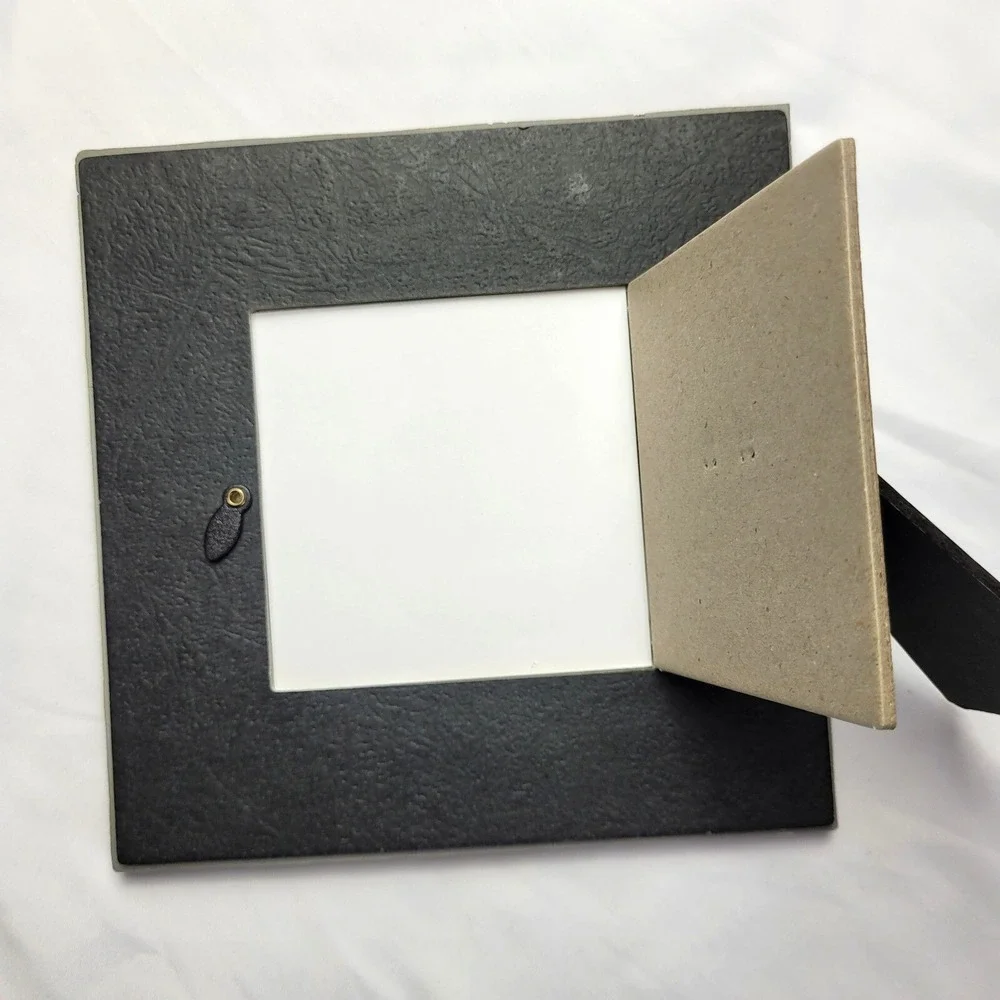 Vintage Y2K FOREVER Picture Frame 4X4, Demdaco Heartstone Bill Stross faux stone